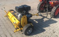 Motorized mulcher for quad