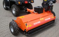 Motorized mulcher for quad