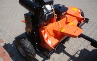 Motorized mulcher for quad