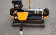 Motorized mulcher for quad