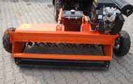 Motorized mulcher for quad