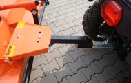 Motorized mulcher for quad