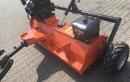 Motorized mulcher for quad