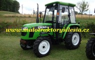 Tractor Foton Crona with Cab, 4WD with license plate number. ACTION!