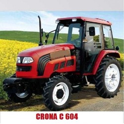 Foton Crona 604 tractor with cab, 4WD, with license plate