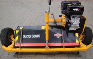 Motorized mulcher for quad