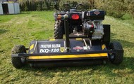 Motorized mulcher for quad