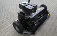 Motorized mulcher for quad