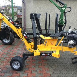 Hydraulický podkop CR300 za čtyřkolku, minibagr