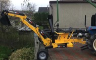 Hydraulický podkop CR300 za čtyřkolku, minibagr, pavouk za ATV