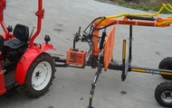 Forestry trailer for tractors CRONIMO with its own petrol engine