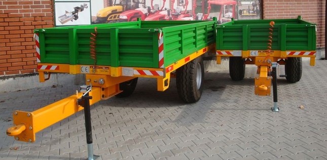 Vleky za traktory a malotraktory s nosností 3 a 4 t za skvělé ceny.